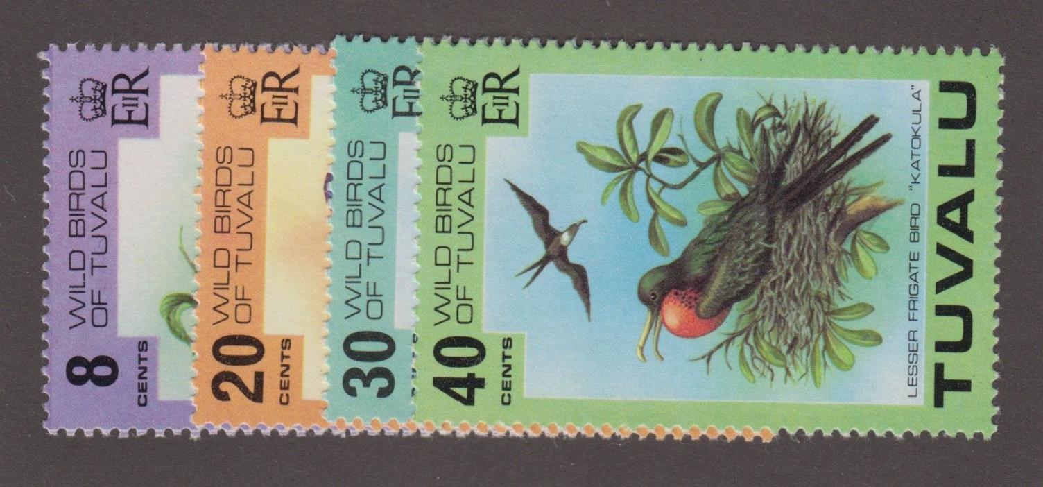 Tuvalu - 1978 Wild Bird Set. Sc. #73-6. SG #81-4. Mint.NH