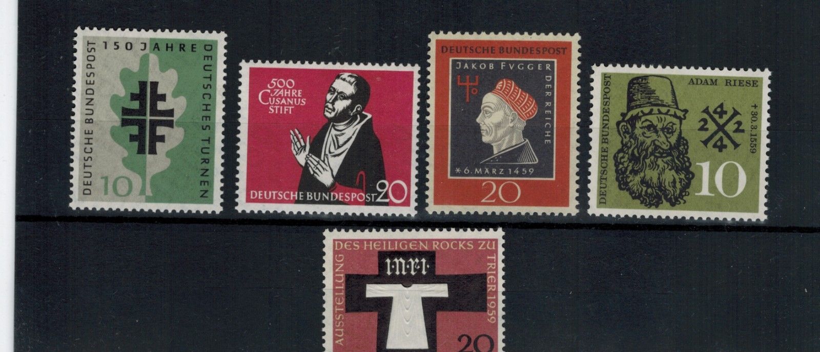 Germany 5 stamps MNH G#64
