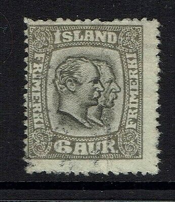 Iceland SC# 103, Used?, Vertical crease -  Lot 032617
