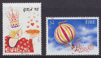 IRELAND, Scott #885-886, Used, 1993 Love - Complete