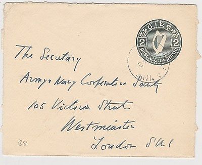 IRELAND, 2d 1930 Envelope, Used - FAI: U1f, MW: PSE1b