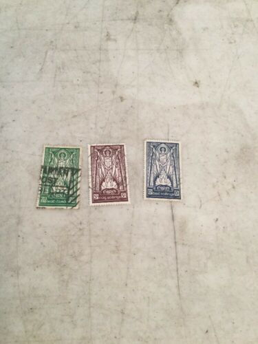 IRELAND SC# 121-3 USED STAMPS