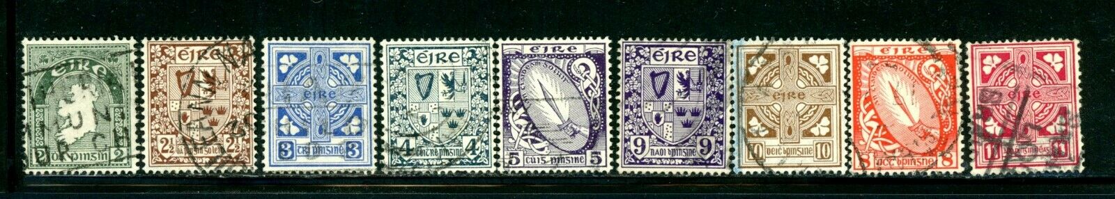 Ireland Scott # 109 - 113,115,116,137,138,124,125,128 -131,133,135-Used - CV=$17