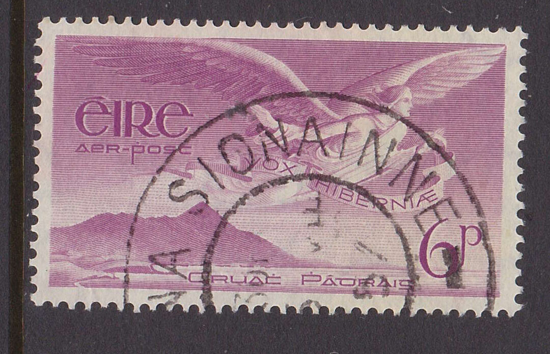 IRELAND, Scott #C3: 6d, Used, 1948 Airmail