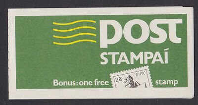 IRELAND, Hibernian HB24, 1984 Bonus Stamp Booklet - Complete