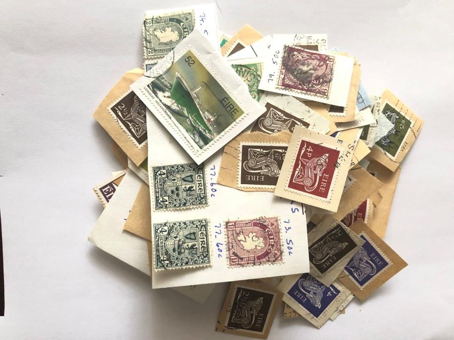 Ireland Eire Used Stamps Lot (50+ pcs)
