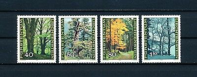 Liechtenstein   697-700  MNH, Trees, 1980