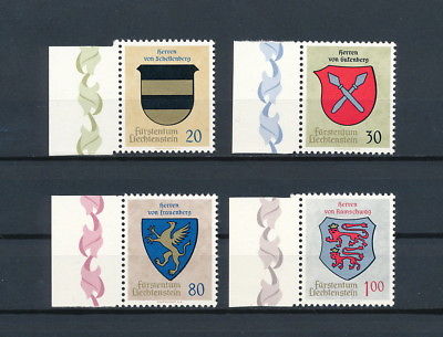 Liechtenstein   396-9 MNH, Coats of Arms, 1965