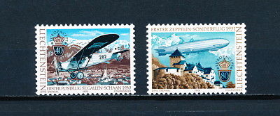 Liechtenstein 663-64 MNH, Aviation, 1979