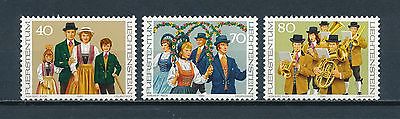 Liechtenstein  694-6  MNH,  Traditional Costumes, 1979