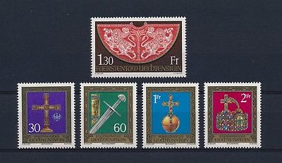 Liechtenstein 567-71 MNH, National Treasures, 1975