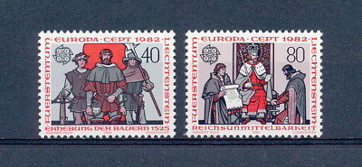Liechtenstein #733-4 MNH, Europa 1982