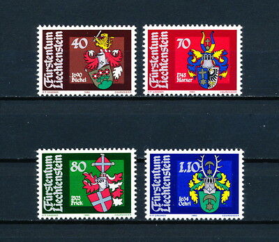 Liechtenstein   681-4  MNH, Coats of Arms, 1980