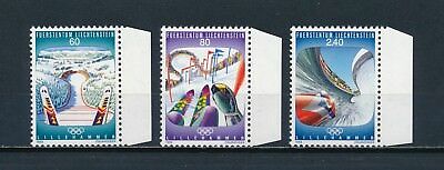 Liechtenstein 1016-18 MNH, Winter Olympics, 1993