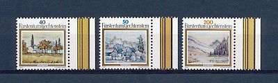 Liechtenstein  759-61 MNH, Landscapes by Ender, 1983