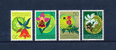 Liechtenstein   466-9 MNH, Flowers 1970