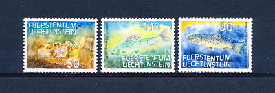 Liechtenstein   904-6 MNH, Fish 1989