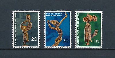 Liechtenstein 506-8 MNH, Sculptures by Schadler, 1972