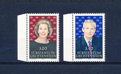 Liechtenstein   967-8 MNH,  Princess Marie & Prince Hans, 1991