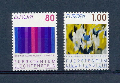 Liechtenstein 995-6 MNH, Contemporary Paintings, 1993