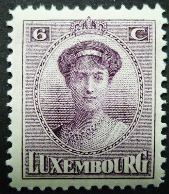 Luxembourg, 1921 Scott 133, Grand Duchess Charlotte, Mi 124, 1 Stamp, MNH
