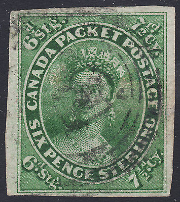 Canada 7 1/2d QV, Scott 9, VF used, catalogue - $5,000