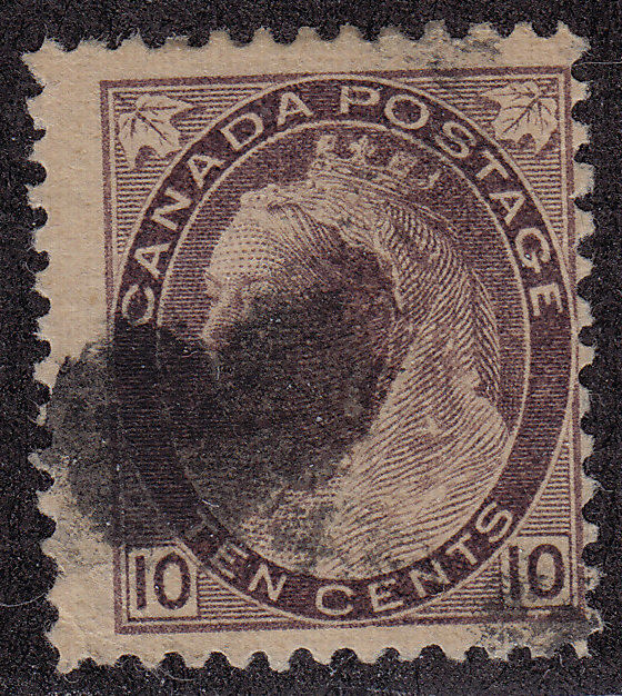 CANADA Used Scott # 83 Queen Victoria - pencil # (1 Stamp)