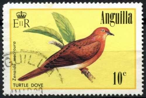 Anguilla 1985-6 SG#660, 10c Bird Definitive Used #D87401