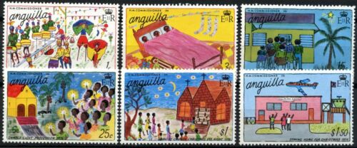 Anguilla 1976 SG#262-7 Christmas MNH Set #D87407