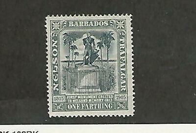 Barbados, Postage Stamp, #102 Mint LH, 1906, JFZ