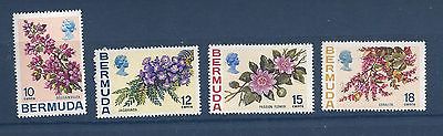BERMUDA - 262 -265 - MNH - 1970 FLOWERS