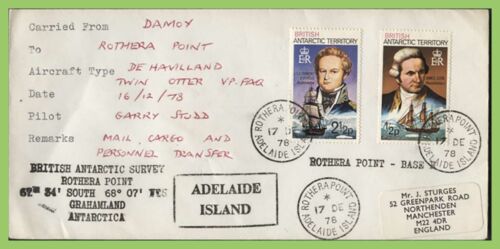 ?British Antarctic Territory 1978 DH VP-FAQ Damoy to Rothera Point, SCARCE