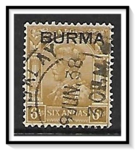 Burma #10, SG10w KG V Used