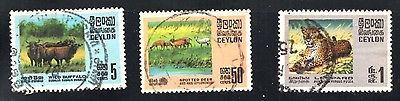 stamps CEYLON A145(3) SET LOT