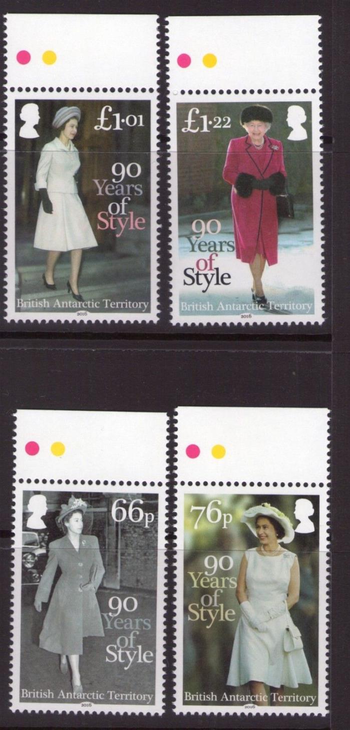 BAT 90 Years of Style set issued in Nov. 2016 superb MNH