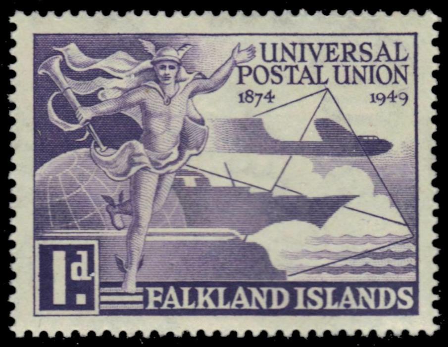 FALKLAND ISLANDS 103 (SG168) - Universal Postal Union 75th Anniversary (pb15164)