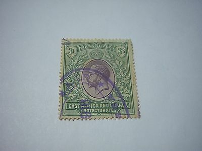 EAST AFRICA/UGANDA-USED-SCOTT #51-3R-gray green&violet-wtmk3-Ed7th-cv$110