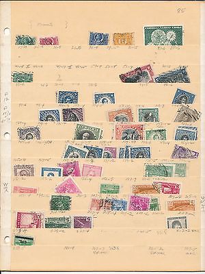 Small Lot of CHILE stamps on 4 stock sheets, some duplication see scans