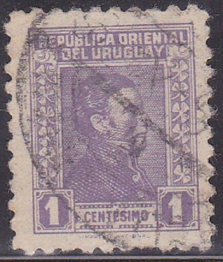 Uruguay Stamp 1928 SC #351 - Artigas 1 cent. Used  $$$