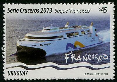 HERRICKSTAMP URUGUAY Sc.# 2452 Cruise Ship 2013 Francisco