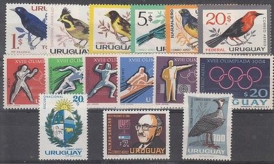 Uruguay Scott C258 // C288 Mint NH sets (Catalog Value $55.00)