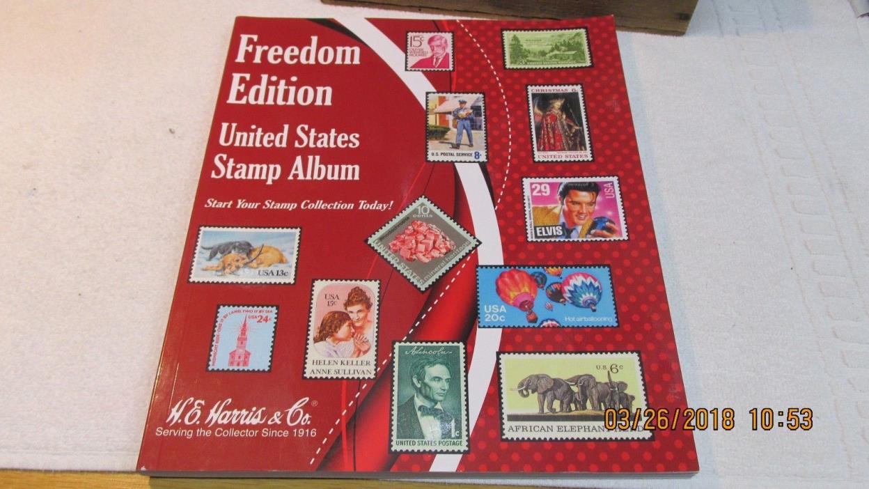 NEW Freedom Edition United States Stamp Album Starts with Date 1847