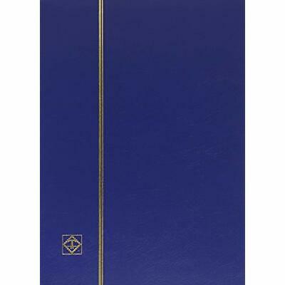 Hardcover Stamp Album Stockbook With 64 Black Pages, Blue, LS4/32 Toys &