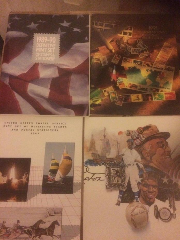 Stamp books, first day binders, albums