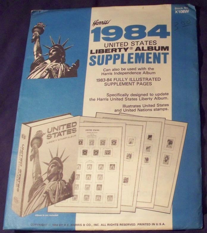 UNOPENED Harris 1984 United States Liberty Album Supplement / Independence Album