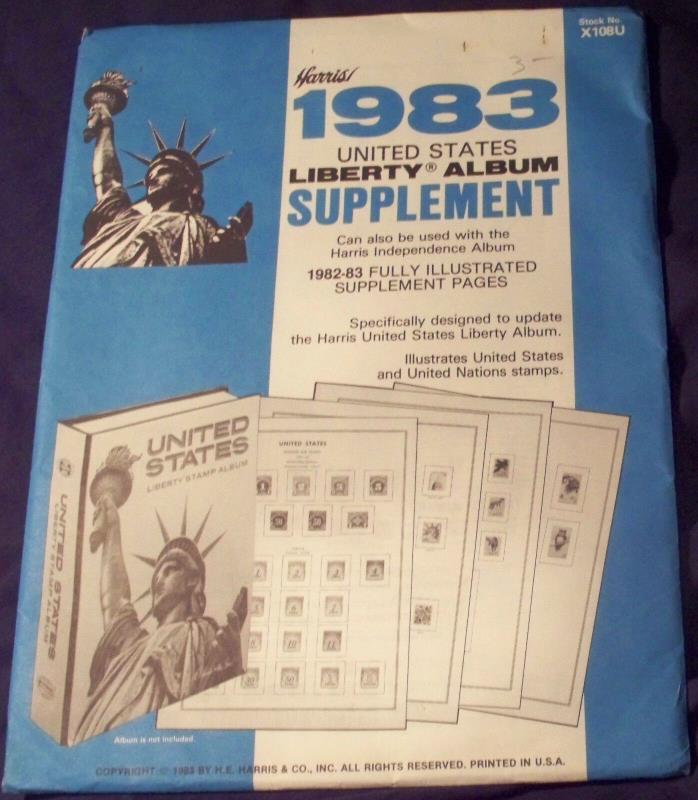 UNOPENED Harris 1983 United States Liberty Album Supplement / Independence Album