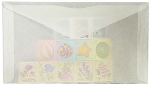 1000 Guardhouse #6 Acid Neutral Glassine Stamp Envelopes 3 3/4 x 6 3/4 sleeves
