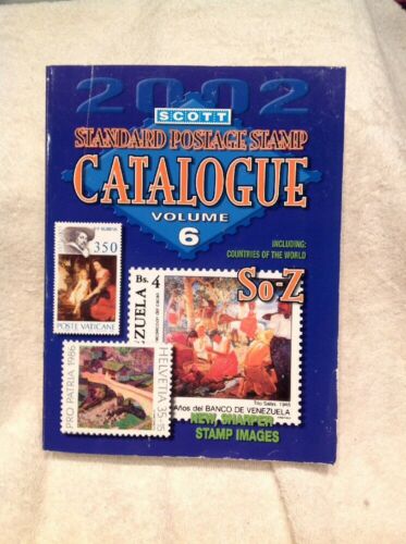 Scott Standard Postage Stamp 2002 Catalogue Vol. 6 (So-Z)