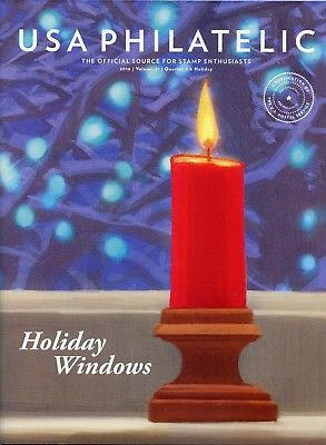 USA Philatelic (Stamp) Magazine / Catelog Volume 21 Qtr 4 2016 (holiday window)