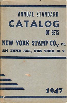 ANNUAL STANDARD CATALOG OF SETS 1947 NEW YORK STAMP CO.